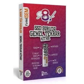 Farklı İsem 8. Sınıf LGS 660 Soruda Tüm Dersler Genel Tekrar Kitabı İsem Yayınları