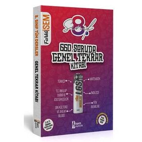 Farklı İsem 8. Sınıf LGS 660 Soruda Tüm Dersler Genel Tekrar Kitabı İsem Yayınları