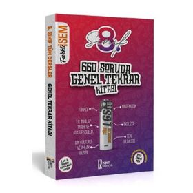 Farklı İsem 8. Sınıf LGS 660 Soruda Tüm Dersler Genel Tekrar Kitabı İsem Yayınları