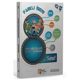 Farklı İsem LGS 8. Sınıf Fen Bilimleri Soru Bankası İsem Yayıncılık