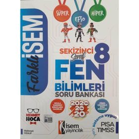 Farklı İsem LGS 8. Sınıf Fen Bilimleri Soru Bankası İsem Yayıncılık
