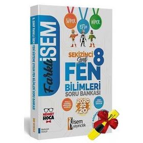 Farklı İsem LGS 8. Sınıf Fen Bilimleri Soru Bankası İsem Yayıncılık