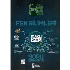 Farklı İsem LGS 8. Sınıf Fen Bilimleri Soru Bankası İsem Yayıncılık