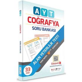 Farklı Sistem Yayınları AYT Coğrafya Soru Bankası