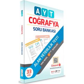 Farklı Sistem Yayınları AYT Coğrafya Soru Bankası