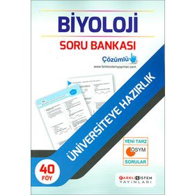 Farklı Sistem Yayınları TYT AYT Biyoloji Soru Bankası