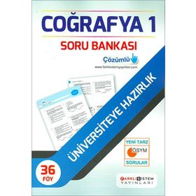 Farklı Sistem Yayınları TYT Coğrafya 1 Soru Bankası