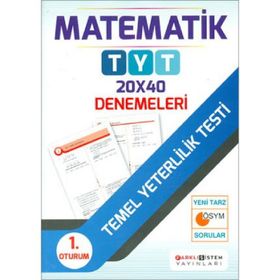 Farklı Sistem Yayınları TYT Matematik 20x40 Denemeleri