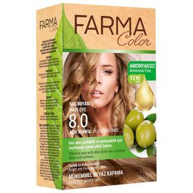 Farma Color Açık Kumral-8.0 Saç Boyası