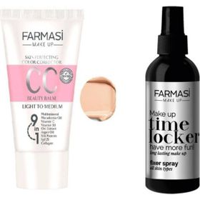 Farmasi 02 50 ml Açıktan Ortaya CC Krem + 115 ml Makyaj Sabitleyici