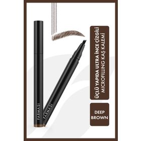 Farmasi 04 Deep Brown Microblading Kaş Kalemı