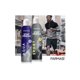 Farmasi 150 ml Stay Fresh Aqua Erkek Deodorant