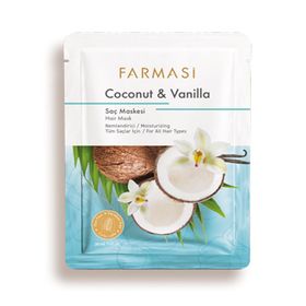Farmasi 30 ml Coconut & Vanılla Sachet Saç Maskesi