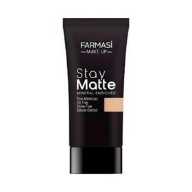 Farmasi 30 ml Sand Beıge 04 Make Up Stay Matte Fondöten