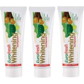 Farmasi 3x25 gr Eurofresh Aloe Veralı Misvaklı Beyazlatıcı Diş Macunu