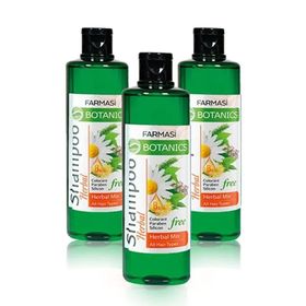 Farması Botanics 3x500 ml Herbal Mix Şampuan