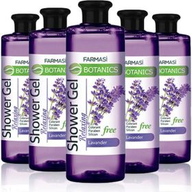 Farmasi Botanics Lavanta Özlü Rahatlatıcı 5×500 ml Duş Jeli