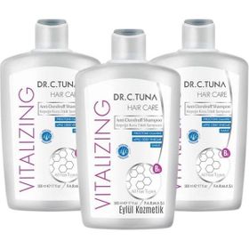 Farmasi Dr. C. Tuna Vitalizing 3x500 ml Kepeğe Karşı Etkili Sarımsak Özlü Şampuan