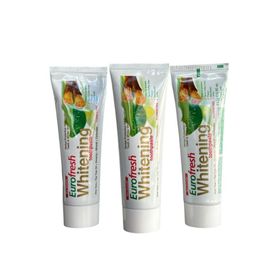 Farmasi Eurofresh Aloe Veralı Misvaklı Beyazlatıcı 3x112 gr Diş Macunu