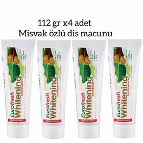Farmasi Eurofresh Misvaklı 4 Adet Çoklu Paket Beyazlatıcı Diş Macunu