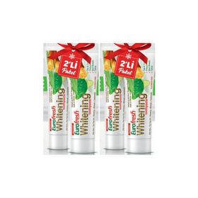 Farmasi Eurofresh Misvaklı 4 Adet Çoklu Paket Beyazlatıcı Diş Macunu