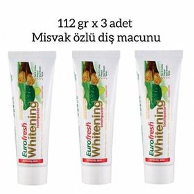 Farmasi Eurofresh Misvaklı Beyazlatıcı 3x112 gr Diş Macunu