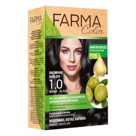 Farmasi Farma Color 1.0 Siyah Profesyonel Bitkisel Saç Boyası