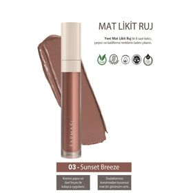 Farmasi Mat Likit Ruj 03 Sunset Breeze Yeni Nesil Ürün