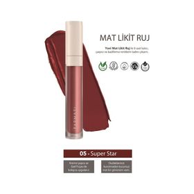 Farmasi Mat Likit Ruj 05 Super Star Yeni Nesil Ürün