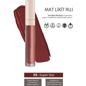 Farmasi Mat Likit Ruj 05 Super Star Yeni Nesil Ürün