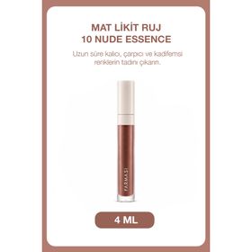 Farmasi Mat Likit Ruj 10 Nude Essence Yeni Nesil Ürün
