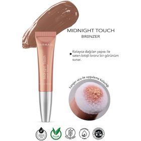 Farmasi Midnight Touch Yumuşak Sünger Uçlu Likit Bronzlaştırıcı Drizzled Bronze