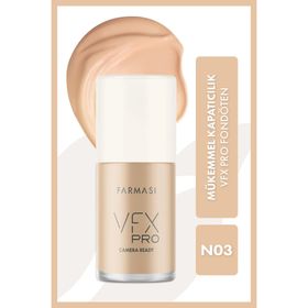 Farmasi No:03 Dark Beige 30 ml Vfx Pro Fondöten