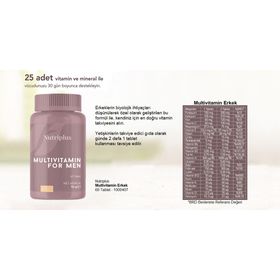 Farmasi Nutriplus Multivitamin Erkek 60 Tablet