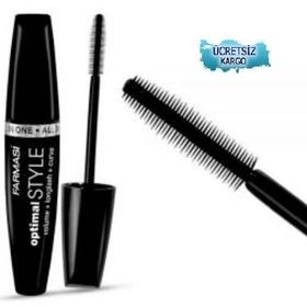 Farmasi Optimal Style 8 ml Hacim ve Kıvrım Etkili Siyah Maskara