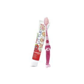 Farmasi Pembe Çilekli Çocuk Diş Macunu 50gr + Çocuk Diş Fırçası