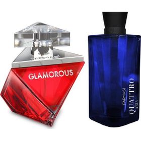 Farmasi Quattro Aria Edp 110 Ml Erkek Parfümü + Darmasi Glamorous EDP 50 ml Kadın Parfümü