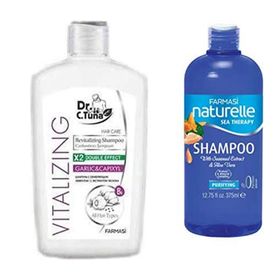 Farmasi Sarimsaklı 500 ml Şampuan + Mineralli 375 ml Şampuan