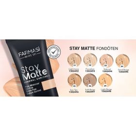 Farmasi Stay Matte Foundation Sand Beige 04 Fondöten