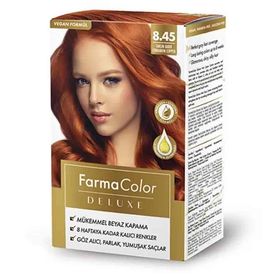 Farmasi Tarçın Bakır-8.45 Farmacolor Deluxe Saç Boyası