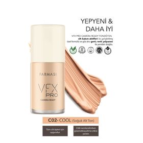 Farmasi Vfx Pro Camera Ready Natural Beige No:02 30 ml Fondöten