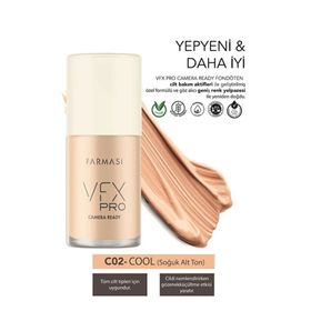 Farmasi Vfx Pro Camera Ready Natural Beige No:02 30 ml Fondöten