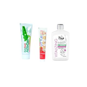 Farmasi Vitalizing Sarımsaklı 500 ml Şampuan + Aloegel ve Littlekid Diş Macunu Set