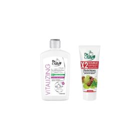 Farmasi Vitalizing Sarımsaklı 500 ml Şampuan + İki Kat Etkili 250 ml Masaj Jeli