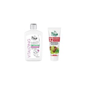 Farmasi Vitalizing Sarımsaklı 500 ml Şampuan + İki Kat Etkili 250 ml Masaj Jeli