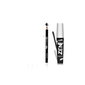 Farmasi Zen Siyah Maskara+Farmasi 01 Make Up Express Siyah Göz Kalemi