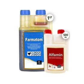 Farmatom 1 lt Vitamin ve 500 ml Alfamin Ishal Seti