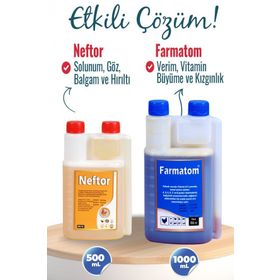 Farmaton 1 lt Vitamin ve Neftor 500 ml Hırıltı Seti