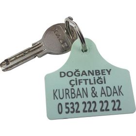 Farmena Sarı 50 Adet Küpe Şeklinde Anahtarlık