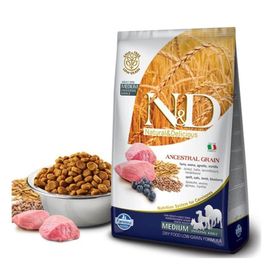 Farmina N&D Düşük Tahıllı Kuzulu-Yaban Mersinli Yavru Büyük Irk 12 kg Köpek Maması
